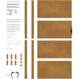  Vrtna vrata 100x175 cm Corten čelik | shoptok.hr