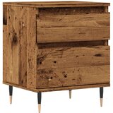 Maison Chic Nočna omarica - Nočna miza Old Wood 40x35x50 cm Inženirski les, (21687636) Cene