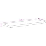  Zidna polica 80x30x2,5 cm pravokutna bagremovo drvo živi rub | shoptok.hr