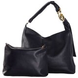 Fashion Hunters Black 2in1 shoulder bag with a small handbag inside | Shoptok.si