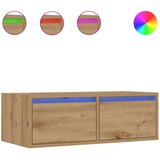 TV ormarić s LED svjetlima boja artisan hrasta 75x35,5x25 cm | shoptok.hr