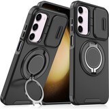  Torbica camshield ring stand za samsung S911B galaxy S23 crna Cene