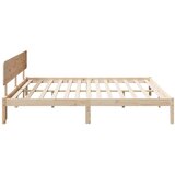  Krevetna konstrukcija Prirodna 180 x 200 cm Čvrsto borovo drvo | Eponuda.com