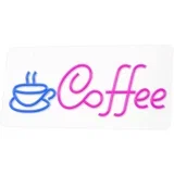 Neon LED luč - napis Coffee, (21099259)