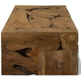  Klubska mizica 90x50x30 cm prava tikovina rjava, (20715768) | Shoptok.si