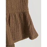 Sinsay Bluza od strukturirane tkanine s dekorativnim vezanjem | shoptok.hr