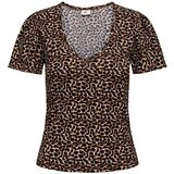 Jacqueline De Yong Majice s kratkimi rokavi CAMISETA CUELLO EN V MUJER JDY KAMILLA 15295607 Večbarvna | Shoptok.si