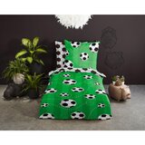 XXXL OTROŠKA POSTELJNINA SOCCER 140/200 cm renforcé zelena | Shoptok.si