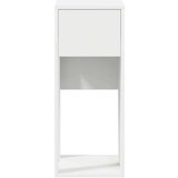 vidaXL Računalniški stolp s predalom bela 30x44x74 cm | Shoptok.si