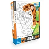 Puzzle za bojenje 100 pcs tiger bf384 ( 108/23845 )