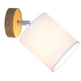  Spot-Light 56744174 - Zidno reflektorsko svetlo APRILLIA 1xE27/25W/230V hrast/bela | Eponuda.com
