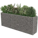  Visoka greda gabion pocinkano jeklo 270x50x100 cm | Shoptok.si