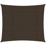 vidaXL Senčno jadro 160 g/m² rjavo 2,5x3 m HDPE Cene