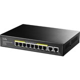 Cudy GS1010PE 8-Port gbit poe+ switch with 2 gbit uplink ports 120W, steel case | ePonuda.com