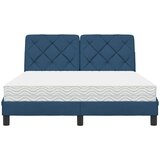  Krevet s madracem plavi 140x200 cm od tkanine | shoptok.hr