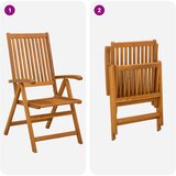  7-dijelni vrtni blagovaonski set 7 kom. Prirodna | shoptok.hr