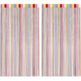 Nižaste zavjese 2 kom Višebojne 140x250 cm | shoptok.hr