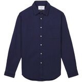 Portuguese Flannel Srajce z dolgimi rokavi Teca Shirt - Navy Modra Cene
