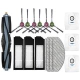 INORCO Zamenjava Primerna za Ecovacs X1 Plus Robotski sesalnik Rezervni deli Glavna stranska krtaa Hepa Filter Mop vreka za prah, (21983642) | Shoptok.si