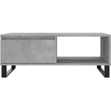 vidaXL Klubska mizica betonsko siva 90x60x35 cm inženirski les | Shoptok.si