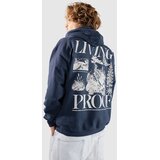 Dravus Living Proof Pulover s kapuco vintage blue dusk Cene