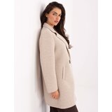 RUE PARIS Coat-IT-PL-FL8153.60-beige | Shoptok.si