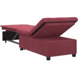 vidaXL Sofa postelja s kolesom Rdeča 191 x 67 x 82 cm Tkanine | Shoptok.si
