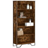 Ormarić za knjige boja dimljenog hrasta 80x31x169 cm drveni | shoptok.hr