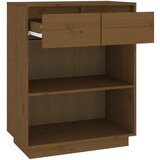  Konzolni ormarić boja meda 60 x 34 x 75 cm od masivne borovine | shoptok.hr