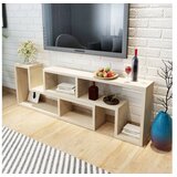  TV Omarica Dvojna L-Oblike Hrast | Shoptok.si