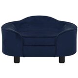 SOFA za pse plava 67 x 47 x 36 cm plišana | shoptok.hr