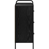  Kreveta Crni hrast 97 x 33 x 81 cm Konstruirano drvo | shoptok.hr