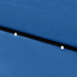  Vrtni suncobran s LED svjetlima i čeličnim stupom 2x3 m azurni | shoptok.hr
