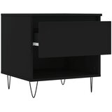  Stolići za kavu 2 kom crni 50x46x50 cm od konstruiranog drva | shoptok.hr