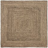  Tepisi za područja Prirodna i crna 120 x 120 cm Juta | shoptok.hr