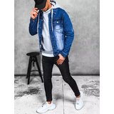 DStreet Kurtka męska jeansowa niebieska | Shoptok.si