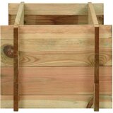  Povišena vrtna gredica za povrće od impregnirane borovine 80 cm | shoptok.hr