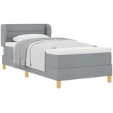 Krevet s opruga kutije Svjetlosiva 80 x 200 cm tkanina | Eponuda.ba