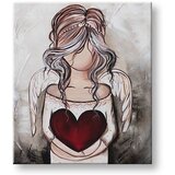  Slike na platnu ANGEL 1-delna XOBFB563E1 (galerija slik LIPA) | Shoptok.si