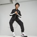 Puma Športna trenirka svetlo siva / črna / bela | Shoptok.si