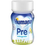 Humana Začetna formula za dojenčke na osnovi kravjega mleka Pre – pripravljena za uporabo - 90 ml | Shoptok.si