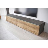 XXXL Nizka Omarica Vera, Antracit, Barva Kostanja, Z Osvetlitvijo | Shoptok.si