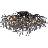 PAUL NEUHAUS 8092-18 - Plafonski luster ICICLE 14xG9/40W/230V, prečnik 100 cm, crna | Eponuda.com