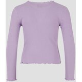 Urban Classics Short Rib Kids Majica z dolgimi rokavi lilac | Shoptok.si