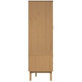  Ormar OLDEN bijelo-smeđi 76,5 x 53 x 172 cm od masivne borovine | shoptok.hr