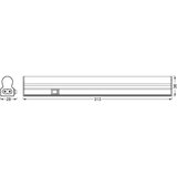 Ledvance LED svetlo za montažu ispod ormarića sa senzorom BATTEN LED/4W/230V 32 cm | Eponuda.com