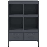 vidaXL Visoka komoda antracit 68x39x101,5 cm od hladno valjanog čelika | shoptok.hr