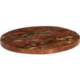 vidaXL Mizna plošča Ø 50x1,5 cm okrogla trden predelan les | Shoptok.si