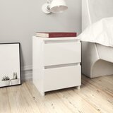 vidaXL Noćni ormarići 2 kom visoki sjaj bijeli 30x30x40 cm od iverice Cijene