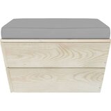  Garnitura iz palet 3-delna z blazinami smrekovina | Shoptok.si